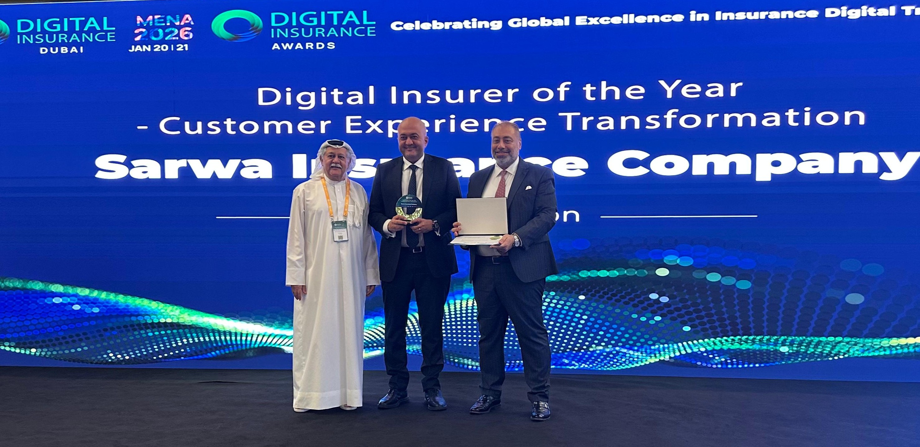Sarwa Insurance Wins Digital Insurer of the Year 2026